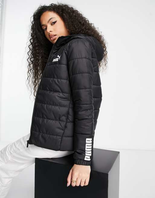 Puma Classics T7 padded jacket in puma black, ASOS