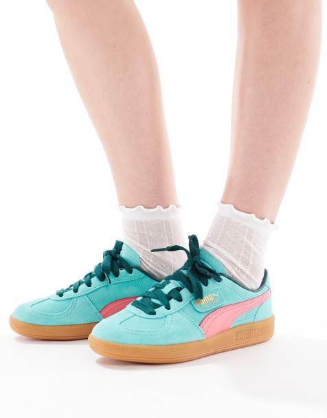 PUMA - Palermo - Baskets - Sarcelle/rose - view 1