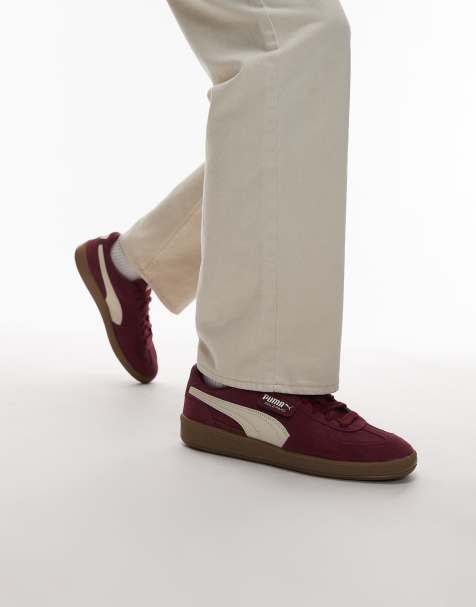 PUMA – Palermo – Bordowe buty sportowe - view 1