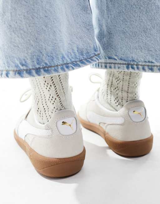 PUMA – Palermo – Buty sportowe w kolorze złamanej bieli, 3 z 5