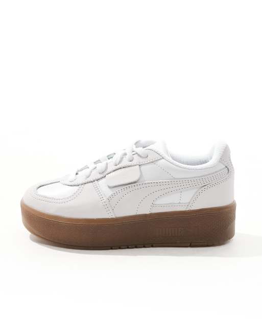 PUMA Palermo Elevata platform sneakers in gray