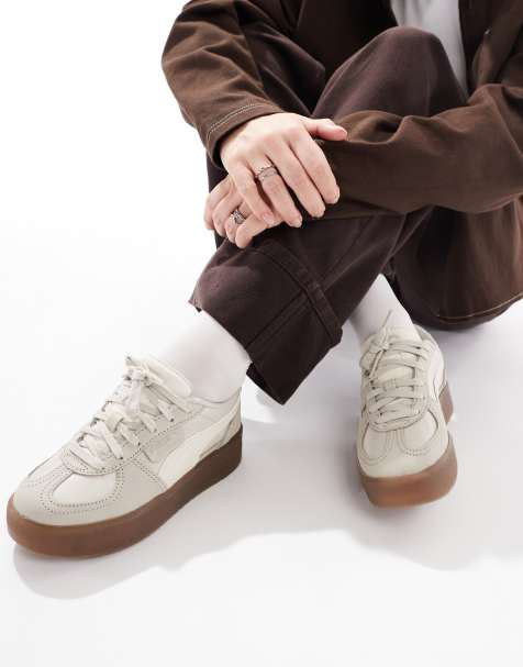 PUMA - Palermo - Eleveta - Sneakers i lys kaki - view 1