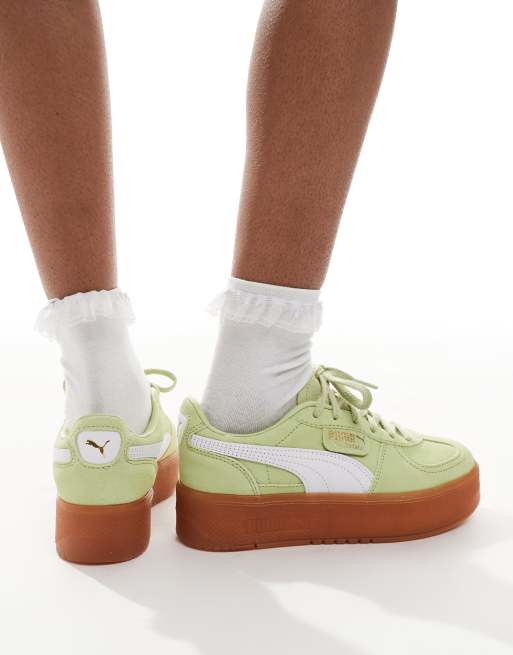 Puma Palermo Eleveta trainers in pistachio, 5 of 5