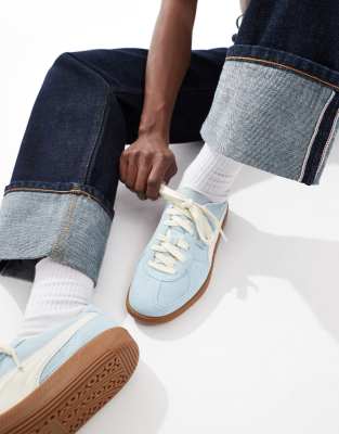 Puma Palermo Leather Sneaker In Blue