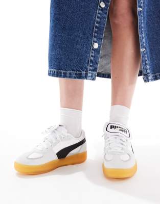 PUMA - Palermo LaModa - Baskets à languette oversize - Blanc-Noir