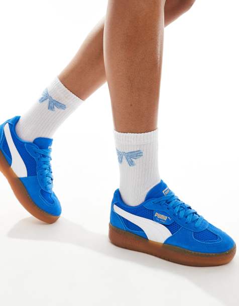 Puma Palermo LaModa Vintage trainers in blue - view 1