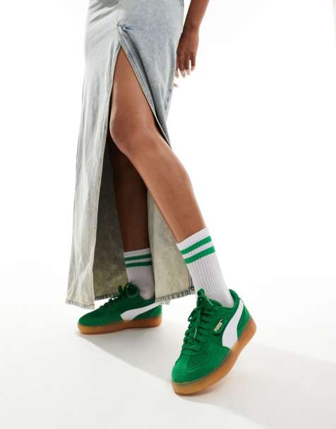 Puma Palermo LaModa Vintage trainers in green - view 1