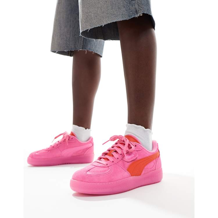 Puma Palermo LaModa Xtra trainers in pink | ASOS