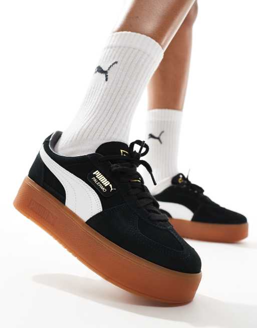 Puma plateforme noir et or online