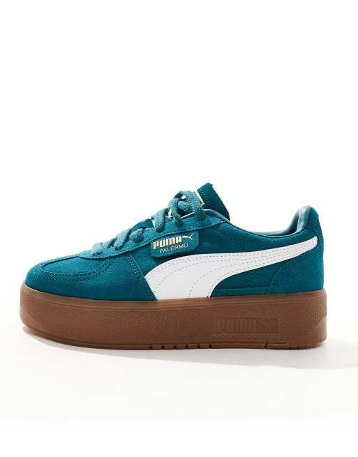 PUMA Palermo Platform Baskets Vert