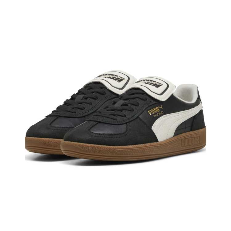 PUMA Palermo Premium sneakers in black | ASOS