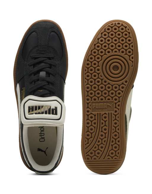 PUMA Palermo Premium sneakers in black | ASOS