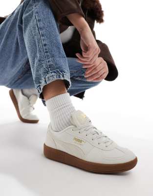 Puma Palermo Premium Sneakers In White