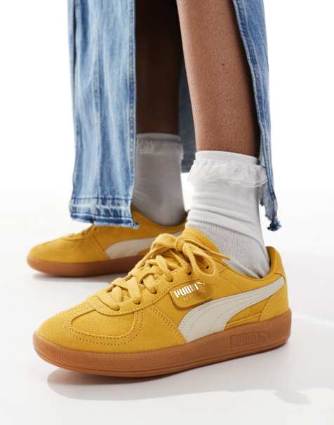 PUMA – Palermo – Sneaker in Gelb - view 1