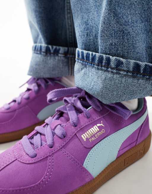 PUMA – Palermo – Sneaker in Lila und Blau ASOS