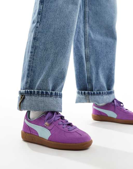 Puma Palermo Purple Blue PUMA – Palermo – Sneaker In Lila Und Blau