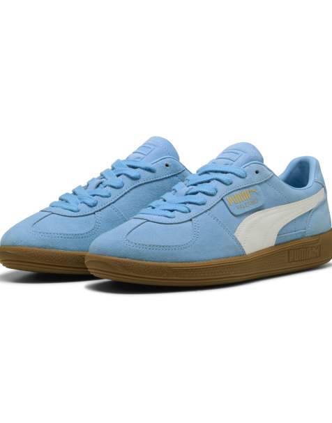 PUMA - Palermo - Sneakers in babyblauw - view 1