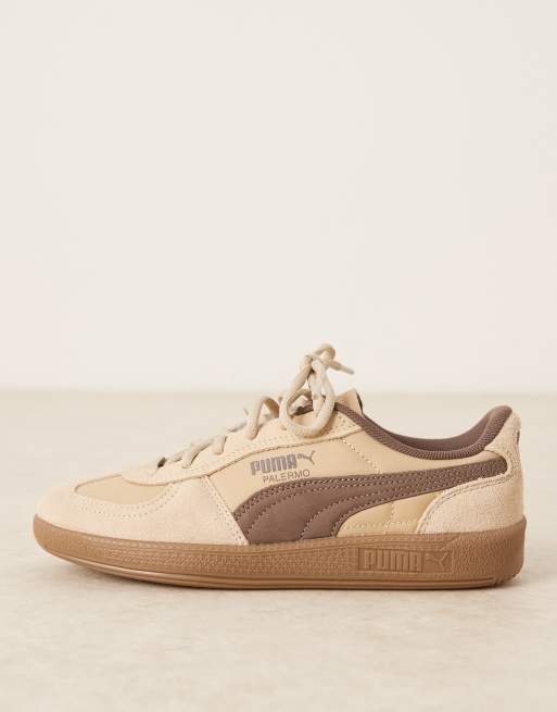 PUMA Palermo sneakers in beige ASOS