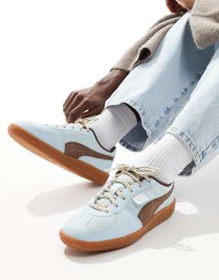 Palermo sneakers in blue and brown