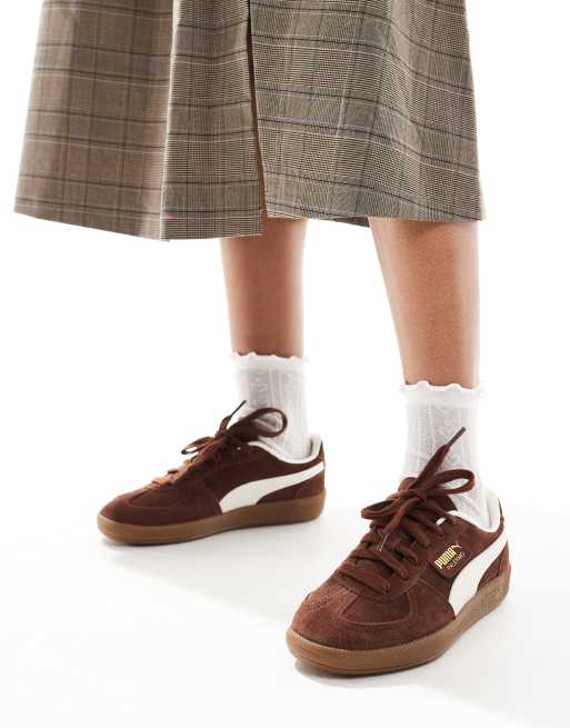 PUMA – Palermo – Sneaker in Braun
