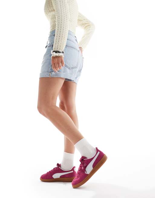 PUMA Palermo sneakers in dark pink, 5 of 5