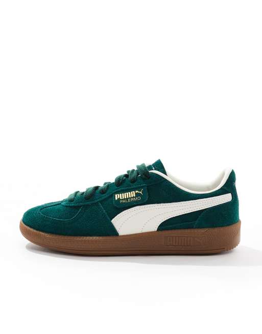 PUMA Palermo sneakers in forest green