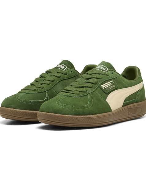 Puma Palermo sneakers in green - view 1