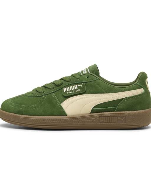 Puma Palermo sneakers in green, 3 of 4