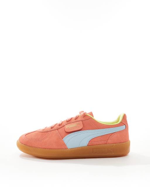 PUMA Palermo sneakers in neon orange ASOS