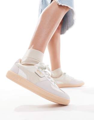 Puma Women's Palermo Leather Casual Sneakers From Finish Line In White