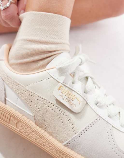 PUMA Palermo sneakers in off white ASOS