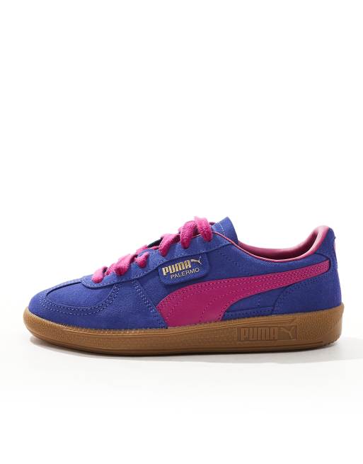 PUMA Palermo sneakers in purple ASOS