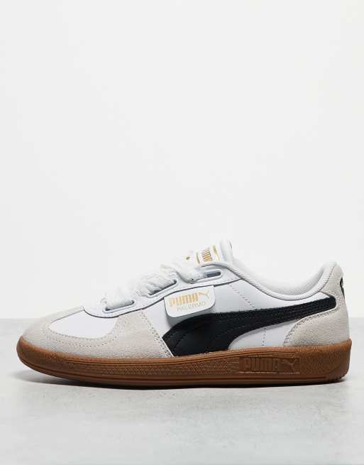 PUMA Palermo sneakers with ribbon laces in white