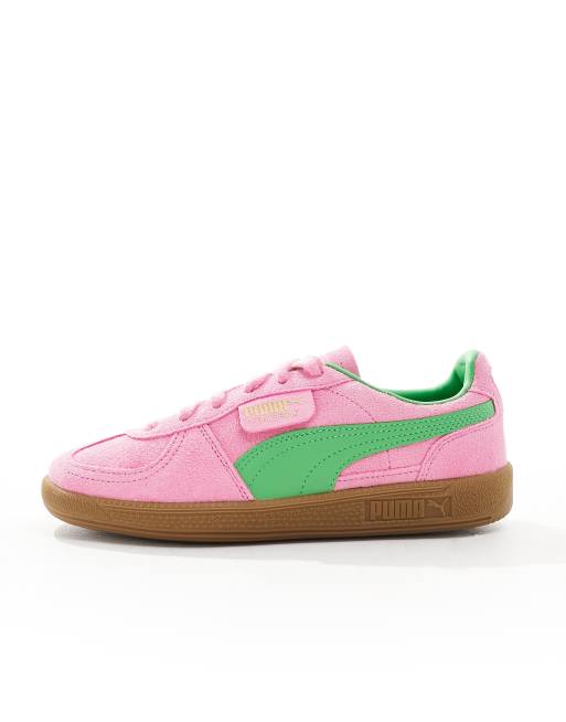 PUMA – Palermo Special – Różowo-zielone buty sportowe, 3 z 5