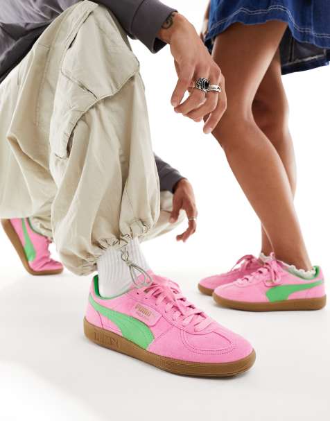 Mens pink store trainers