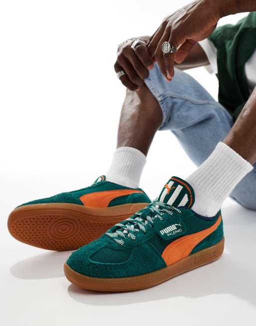 PUMA Palermo Supertifo sneakers in green ASOS