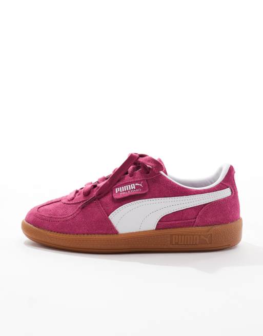 Puma Palermo trainers in dark pink, 2 of 5