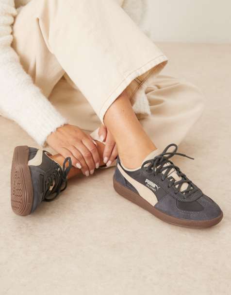 Puma Palermo trainers in grey - view 1