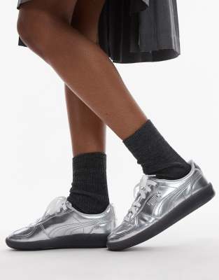  Palermo trainers in metallic silver