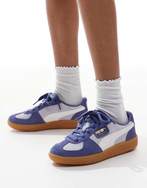 Puma Palermo trainers in mix blue - view 1
