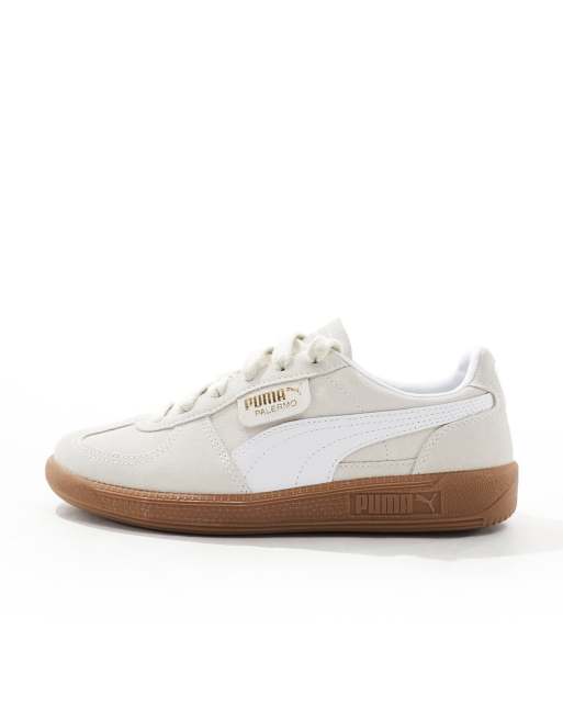 Puma Palermo trainers in off white