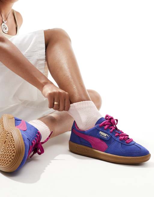 Puma Palermo trainers in purple ASOS