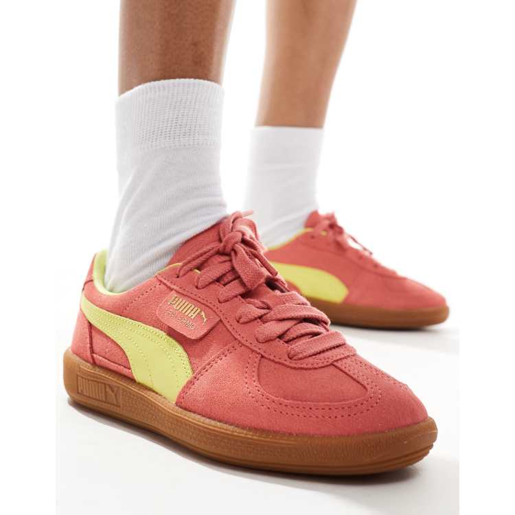 Puma Palermo trainers in salmon ASOS