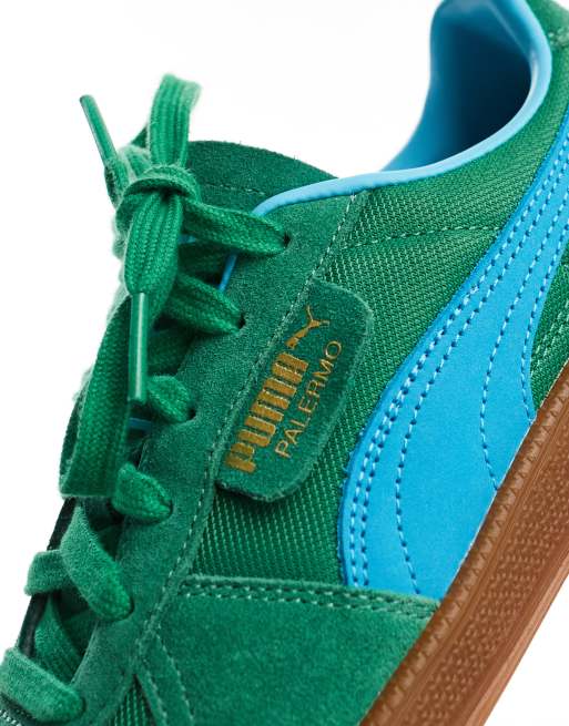 PUMA - Palermo Vintage - Baskets - Vert et bleu, 4 de 5