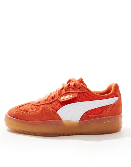 PUMA Palermo Vintage Moda sneakers in orange ASOS