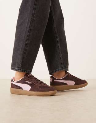 PUMA - Palermo Vintage - Sneaker in Schokobraun-Brown