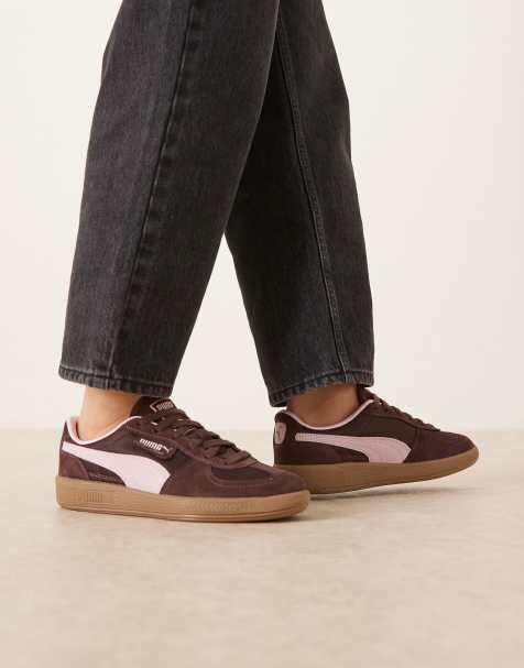 PUMA – Palermo Vintage – Sneaker in Schokobraun - view 1