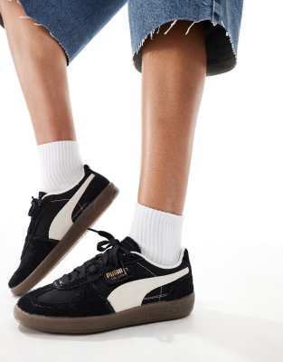 PUMA - Palermo Vintage - Sneaker in Schwarz