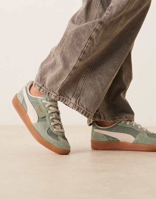 Puma - Palermo - Vintage-sneakers i grøn