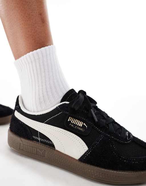 PUMA Palermo Vintage sneakers in black ASOS